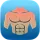 GetJacked iOS fitness app icon featuring modern design for muscle building and workout tracking