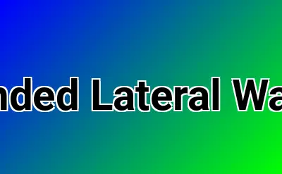 Banded Lateral Walks