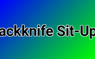 Jackknife Sit-Ups