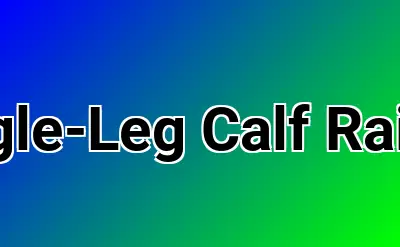 Single-Leg Calf Raises