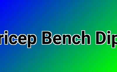 Tricep Bench Dips